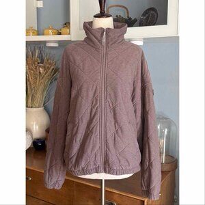 Vuori Halo Insulated Quilted Jacket in Hazel Heather Size S